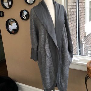 Oversized sweater coat